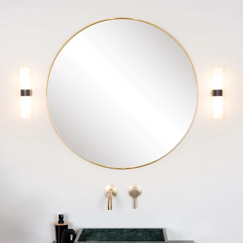 Lucide JESSE - Wandlamp Badkamer - 2xG9 - IP44 - Zwart - sfeer 1